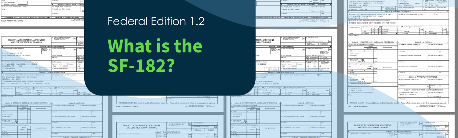 New SF-182 Template for ServiceNow